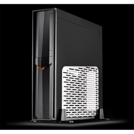 Silverstone Silver Stone Technologies RVZ02B Mini-ITX Slim Small Form Factor Computer Case with Side Window - Black RVZ02B